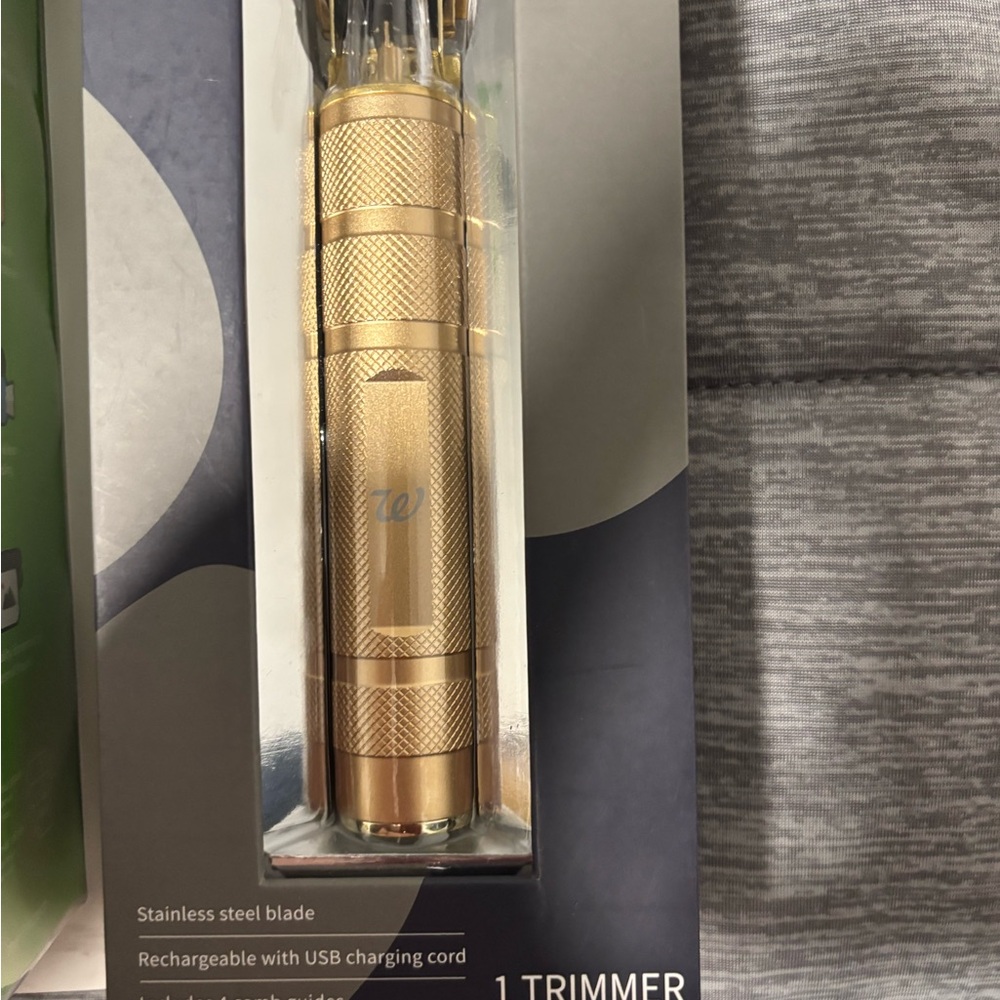 Gold Rechargeable Trimmer